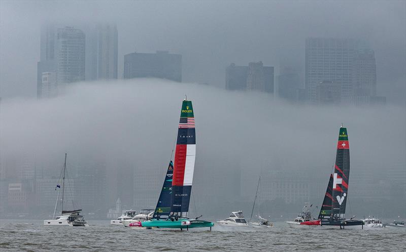 Day 1 of the Mubadala New York Sail Grand Prix  - photo © Simon Bruty/SailGP