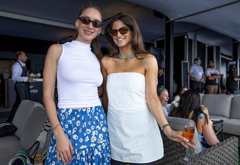 CNN news anchor Kaitlan Collins in the Adrenaline Lounge on Race Day 2 of the Mubadala New York Sail Grand Prix in New York, USA - photo © Katelyn Mulcahy/SailGP