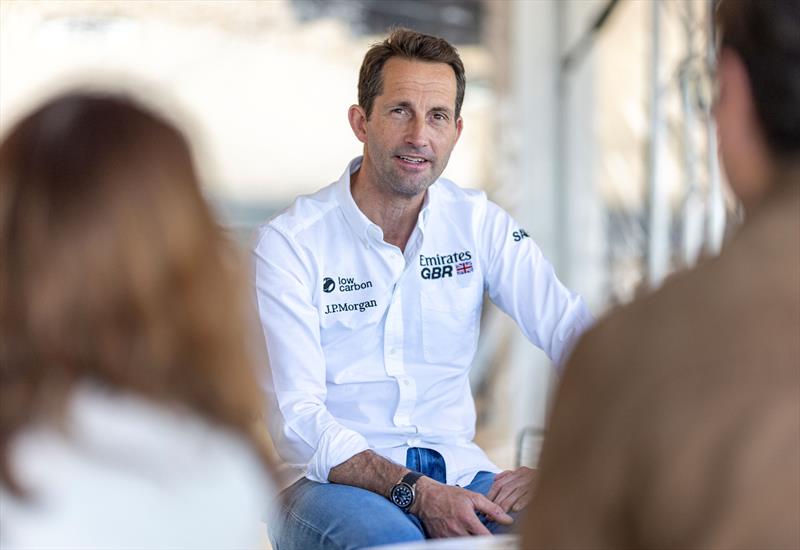 Sir Ben Ainslie, Emirates Great Britain SailGP Team CEO, at the official press conference ahead of the Emirates Great Britain Sail Grand Prix - photo © Simon Bruty for SailGP