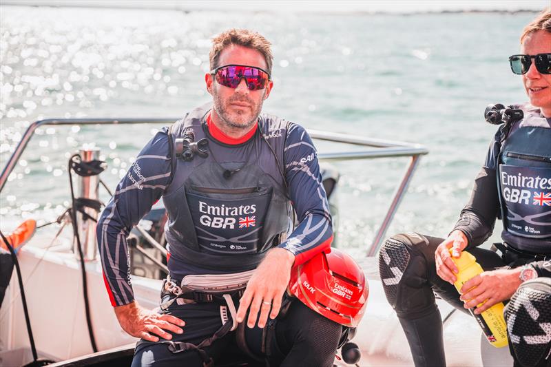 Emirates GBR SailGP Team driven by Dylan Fletcher-Scott practising in Portsmouth ahead of the Emirates Great Britain Sail Grand Prix | Portsmouth - photo © Cameron Gregory