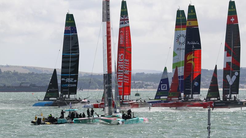 Day 2 - SailGP Portsmouth - July 20, 2025 - photo © Richard Gladwell - Sail-World.com/nz