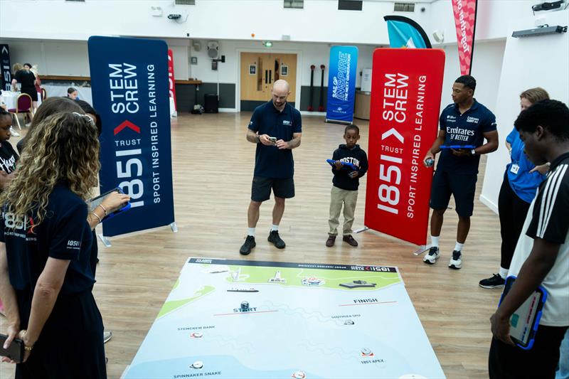1851 Trust delivered interactive STEM experiences including coding Sphero robotic balls around a racecourse - photo © Cameron Gregory