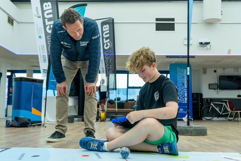 1851 Trust delivered interactive STEM experiences including coding Sphero robotic balls around a racecourse - photo © Cameron Gregory
