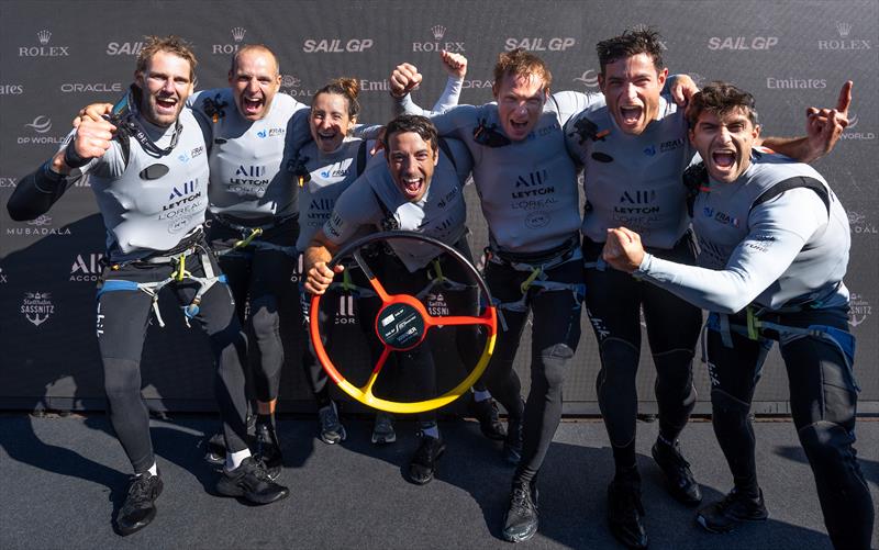 France SailGP Team helmed by Quentin Delapierre on Race Day 2 of the Germany Sail Grand Prix - photo © Andrew Baker for SailGP