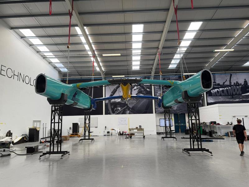 Mubadala Brazil tested and ready for the France SailGP - SailGP Technologies, Southampton - September 6, 2025 - photo © SailGP Technologies