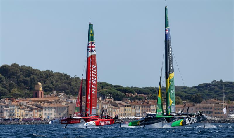 Australia and Great Britain - Race Day 1 - Rockwool France SailGP - Saint Tropez - September 12, 2025 - photo © Felix Diemer/SailGP