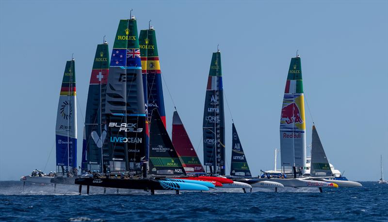 Start - Race Day 1 - Rockwool France SailGP - Saint Tropez - September 12, 2025 - photo © Felix Diemer/SailGP