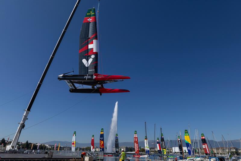 The Switzerland SailGP Team prepare for a long-awaited home debut - photo © SailGP