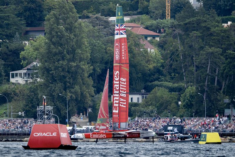 Emirates GBR - Race Day 2 of the Rolex Switzerland Sail Grand Prix - Geneva, Switzerland - September 21, 2025 - photo © Emirates GBR