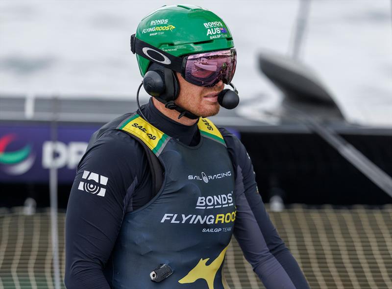 Tom Slingsby, driver of BONDS Flying Roos SailGP Team, on Race Day 2 of the Rolex Switzerland Sail Grand Prix held in Geneva, Switzerland Sunday 21 September - photo © Felix Diemer for SailGP