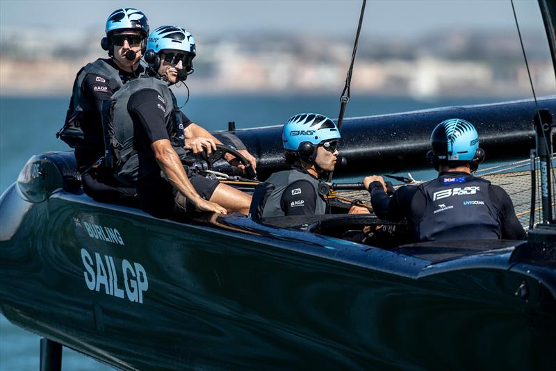 Black Foils - New Zealand -  Practice Day -  DP World Spain Sail Grand Prix -  Cadiz, Spain - October 3, 2025 - photo © Felix Diemer/SailGP