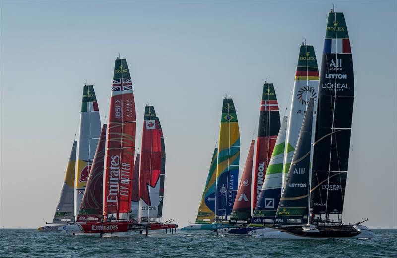 Training ahead of the SailGP Grand Final - photo © Ricardo Pinto for SailGP