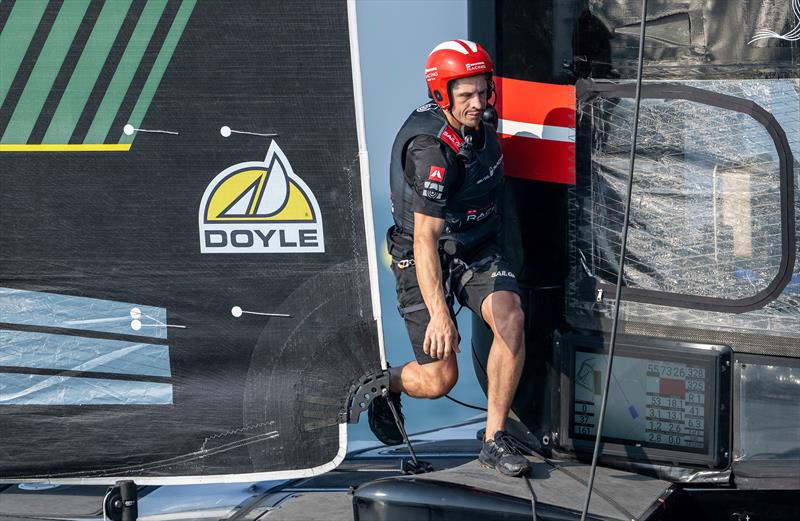  Ed Powrys new flight controller on Rockwool Denmark - Day 1 -  Mubadala Abu Dhabi Sail Grand Prix Season Grand Final - November 29, 2025 - photo © Ricardo Pinto/SailGP