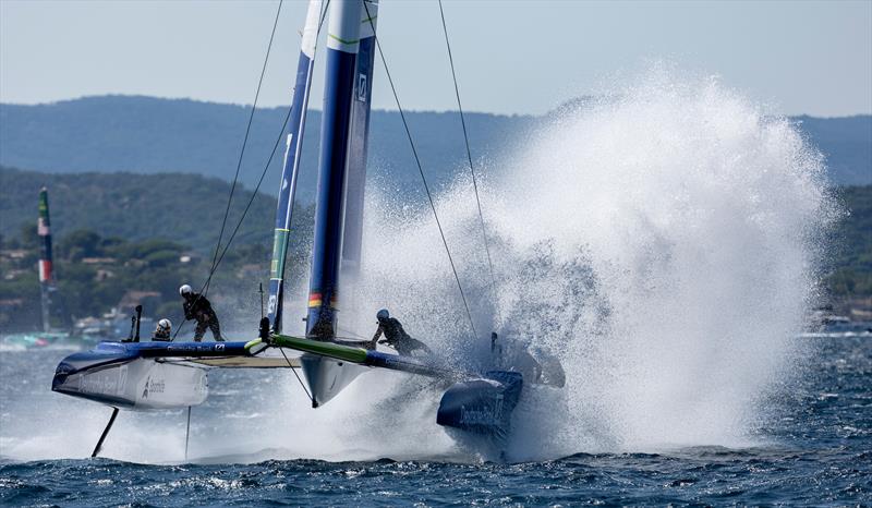 Germany touches down - SailGP - September 2025 - Saint Tropez, Australia photo copyright Jonathan Nackstrand/SailGP taken at  and featuring the F50 class