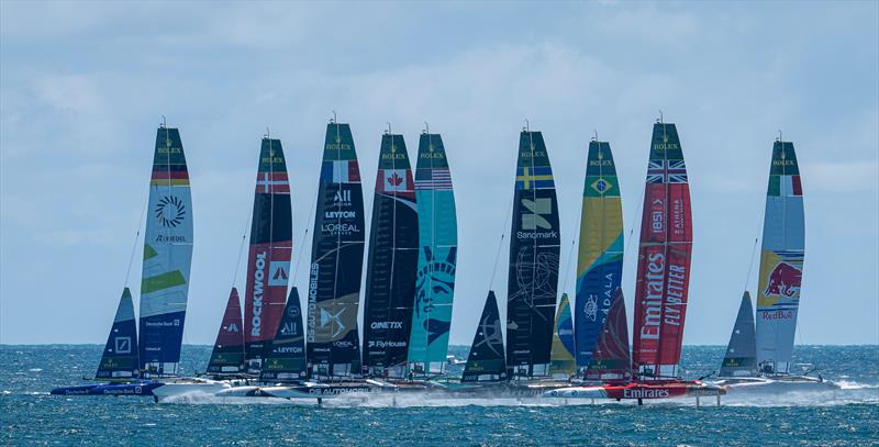 Sprint leg - Oracle Perth Sail Grand Prix - Event 1, Day 1, Season 6 - January 17, 2026 - photo © Andrew Baker/SailGP