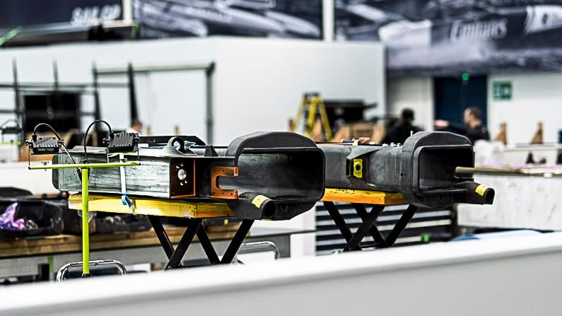 Replacement parts for the Black Foils F50 await shipping to New Zealand - January 30, 2026 photo copyright Sail GP taken at Southampton Sailing Club and featuring the F50 class