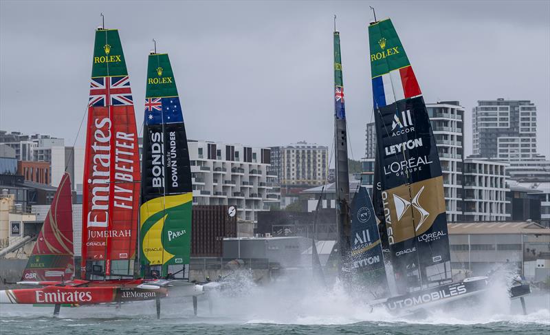 Severe crash in Auckland Sail Grand Prix