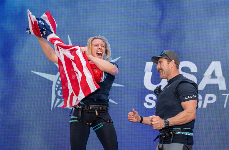 Anna Weis(USA) - Day 2 KPMG Australia SailGP Sydney, Australia - March 1, 2026 - photo © Andrew Baker/SailGP