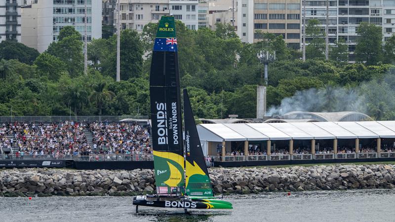 Race Day 1 of the ENEL Rio Sail Grand Prix - Rio de Janeiro, Brazil. Day 1 -  11 April . Rolex SailGP Championship Event 4 Season 6  - photo © Ricardo Pinto/SailGP