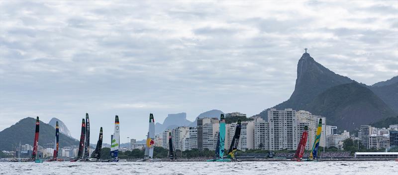 Race Day 1 of the ENEL Rio Sail Grand Prix - Rio de Janeiro, Brazil. Day 1 - 11 April. Rolex SailGP Championship Event 4 Season 6 - photo © Jason Ludlow/SailGP