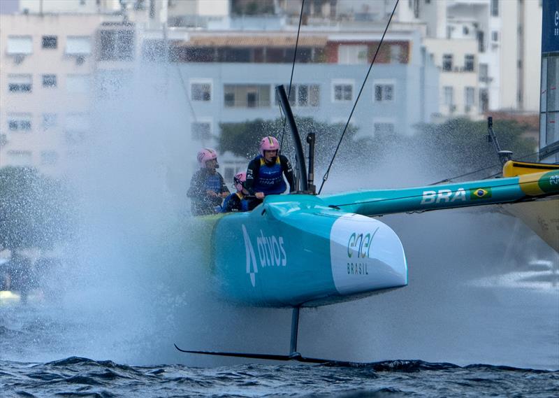 Mubadala Brazil SailGP Team Race Day 2 of the ENEL Rio Sail Grand Prix in Rio de Janeiro, Brazil - April 12, 2025 - photo © Jason Ludlow/SailGP