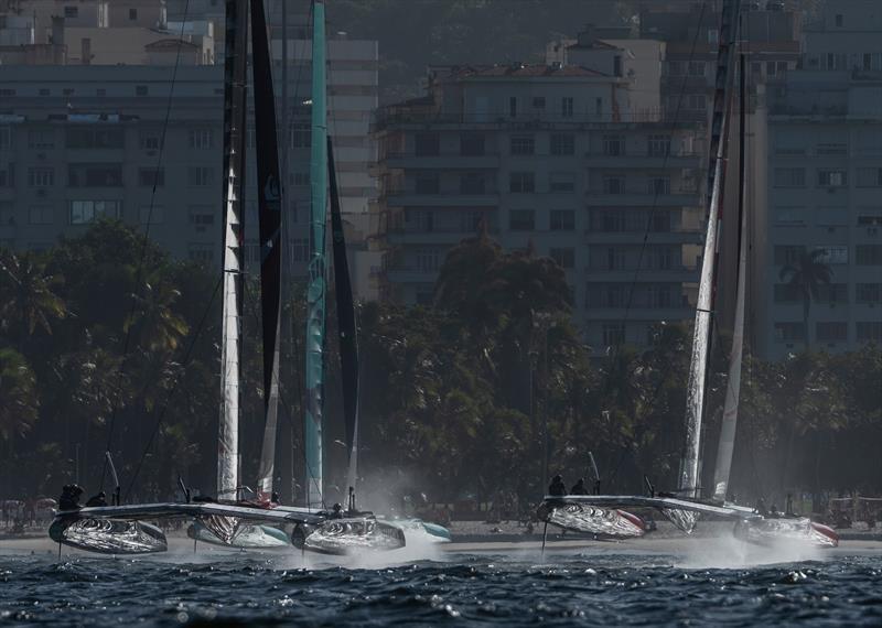 Denmark and USA -  Race Day 2 of the ENEL Rio Sail Grand Prix in Rio de Janeiro, Brazil - April 12, 2025 - photo © Jason Ludlow/SailGP