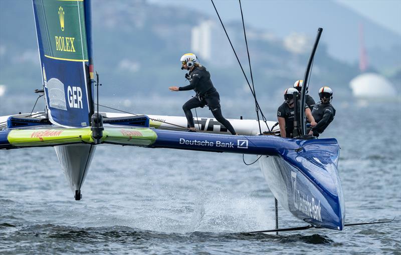 USA Team - Race Day 2 of the ENEL Rio Sail Grand Prix in Rio de Janeiro, Brazil - April 12, 2025 - photo © Ricardo Pinto/SailGP