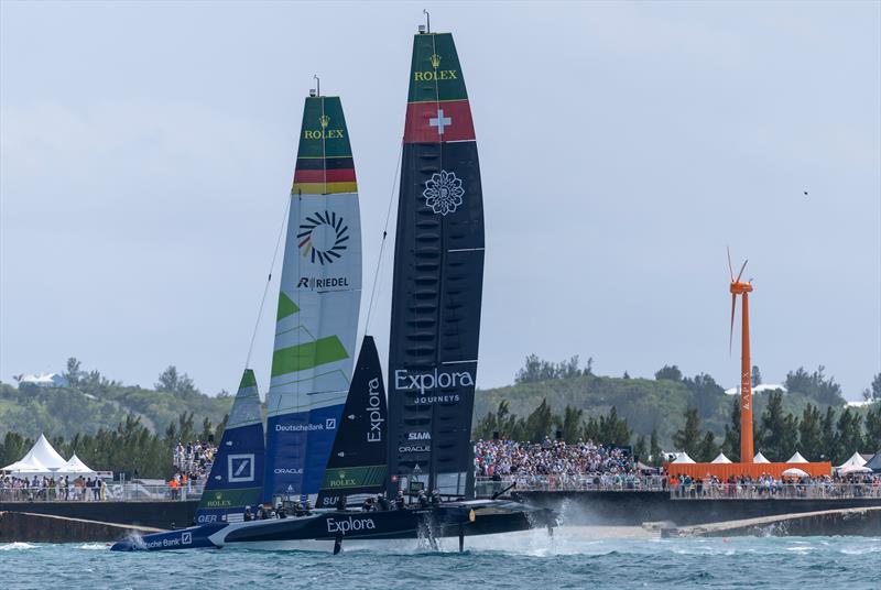 Switzerland and Germany - Day 1 - Apex Group Bermuda SailGP - May 9, 2026 - photo © Felix Diemer/SailGP