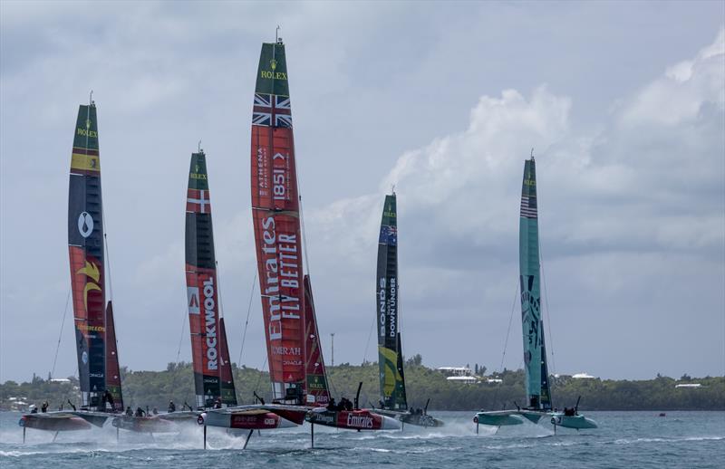 Emirates GBR at the Bermuda SailGP Day 1