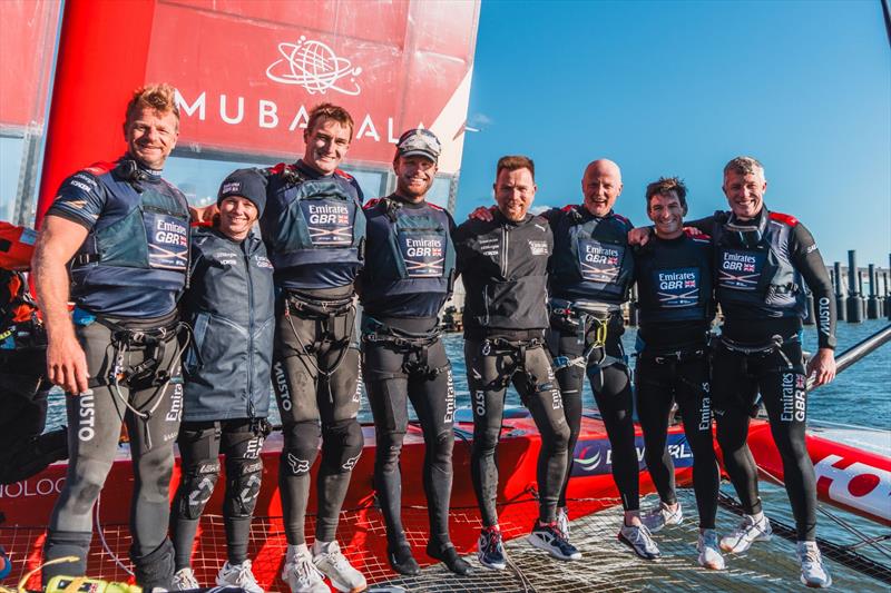 Ewan McGregor joins Emirates GBR for ‘one hell of sailing lesson' on-board F50 race boat at the New York Sail Grand Prix - photo © J. Green