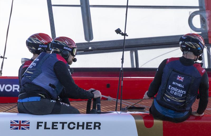 Ewan McGregor joins Emirates GBR for ‘one hell of sailing lesson' on-board F50 race boat at the New York Sail Grand Prix - photo © J. Green
