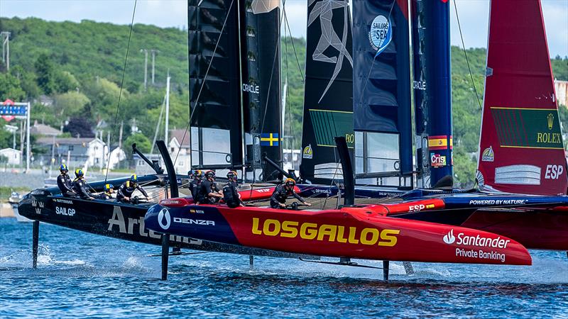 Los Gallos and Artemis - Race Day 2 - Canada Sail Grand Prix in Halifax - June 22, 2026, photo copyright Jason Ludlow/SailGP taken at Halifax Sailing Club and featuring the F50 class