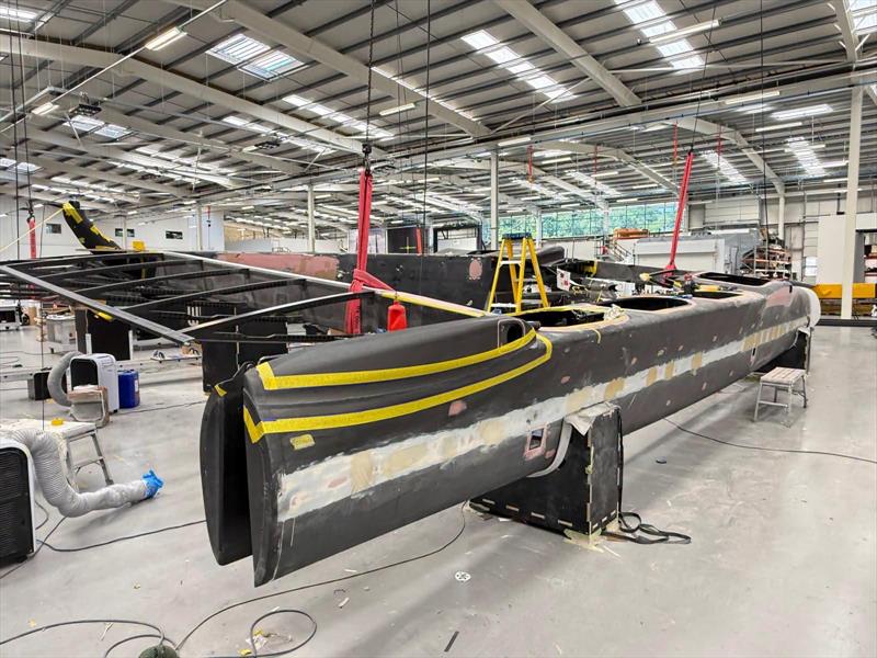 F50s under construction at the SailGP Technologies facility in Southampton, UK - July 2026 - photo © SailGP
