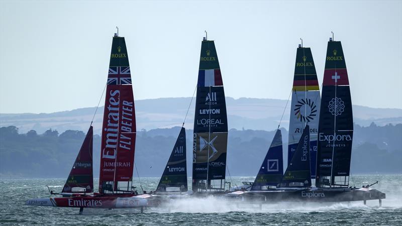 Emirates Great Britain Sail Grand Prix 2026 Day 1 - photo © David Maynard / www.alleycatphotographer.com