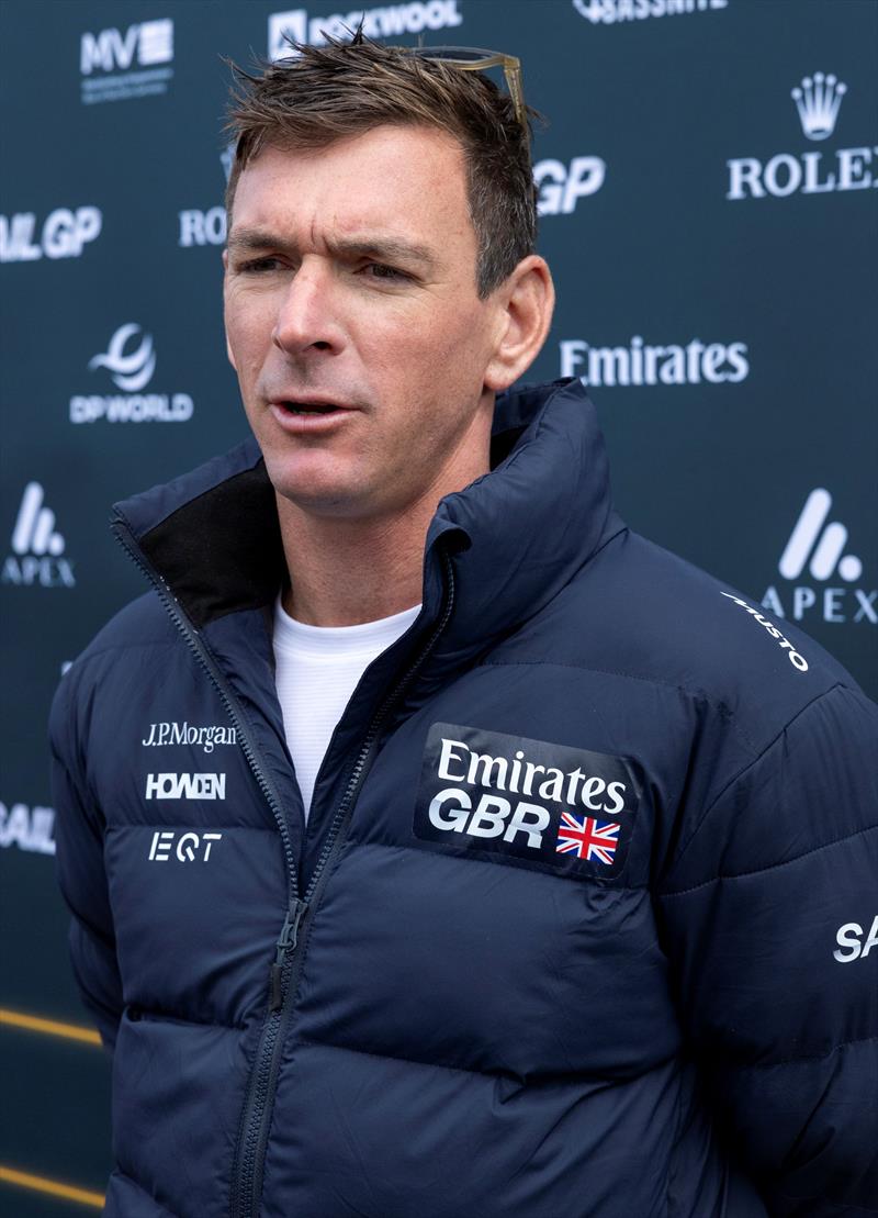 Emirates GBR Driver Dylan Fletcher said he would not be surprised if the speed record was broken again on Race Day 2 - photo © Felix Diemer for SailGP