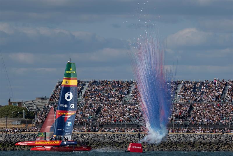 Emirates Great Britain Sail Grand Prix Event 8 Season photo copyright Felix Diemer for SailGP taken at  and featuring the F50 class