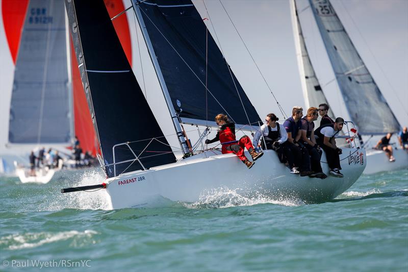 Vendetta 11, FarEast 28 on day 2 of the Land Union September Regatta photo copyright Paul Wyeth / RSrnYC taken at Royal Southern Yacht Club and featuring the FarEast 28 class