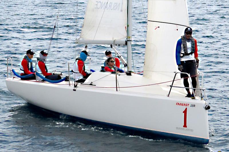 Winners: Ridgely Balladares and the Team 1 PSA crew. SICI FE28R Keelboat Regatta by Standard Insurance - photo © PSA
