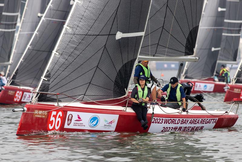 At last. A start. World Bay Area Regatta 2023 photo copyright Guy Nowell for WBA23 taken at  and featuring the FarEast 28 class