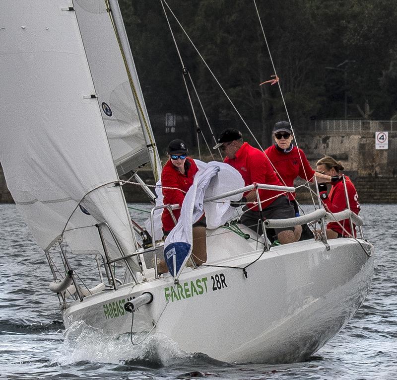 Cool Runnings Fareast 28R - Helly Hansen Women's Challenge photo copyright Marg Fraser-Martin taken at Manly Yacht Club and featuring the FarEast 28 class