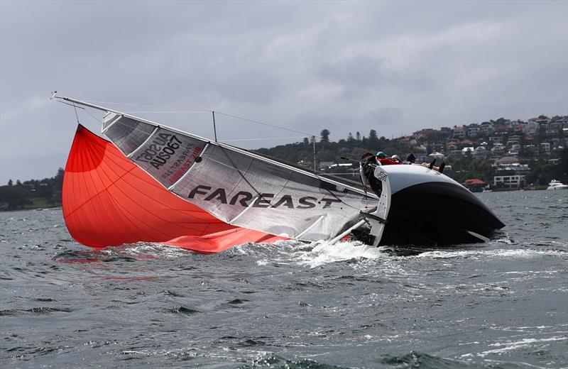 Aetos III laid over today - 2026 Nautilus Marine Insurance Sydney Harbour Regatta photo copyright Brett Costello / MHYC taken at Middle Harbour Yacht Club and featuring the FarEast 28 class