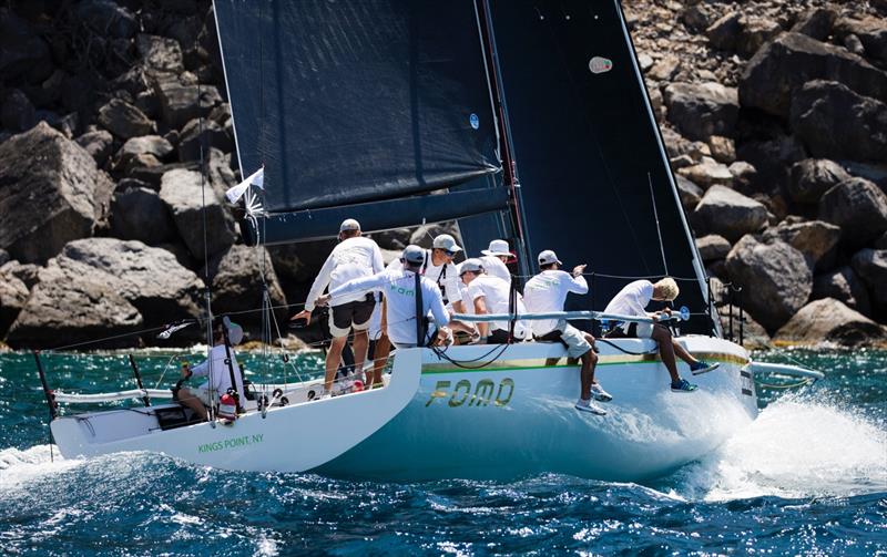 Lloyd Thorburg's 'Fomo' on day 2 at Les Voiles de St Barth photo copyright Rachel Fallon-Langdon / Team Fomo taken at Saint Barth Yacht Club and featuring the Farr 280 class