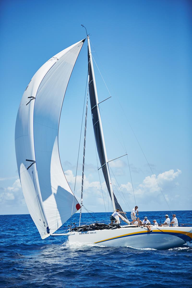 Team Fomo on day 2 at Les Voiles de St. Barth photo copyright Michael Gramm taken at Saint Barth Yacht Club and featuring the Farr 280 class