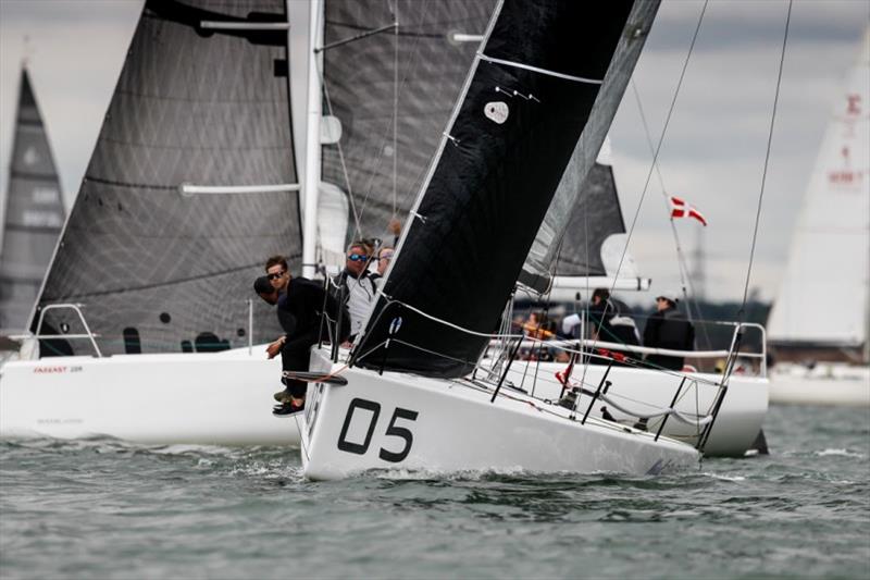 Jerry Hill and Richie Faulkner's Farr 280 Moral Compass photo copyright Paul Wyeth / RSrnYC taken at Royal Southern Yacht Club and featuring the Farr 280 class