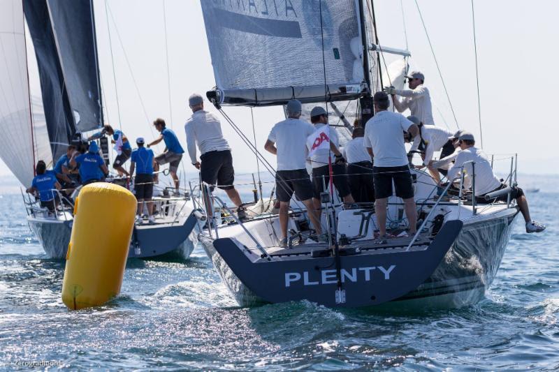 Skipper Alex Roepers and the Plenty team are leading after day 2 of the Farr 40 Europeans photo copyright Zerogradinord taken at  and featuring the Farr 40 class