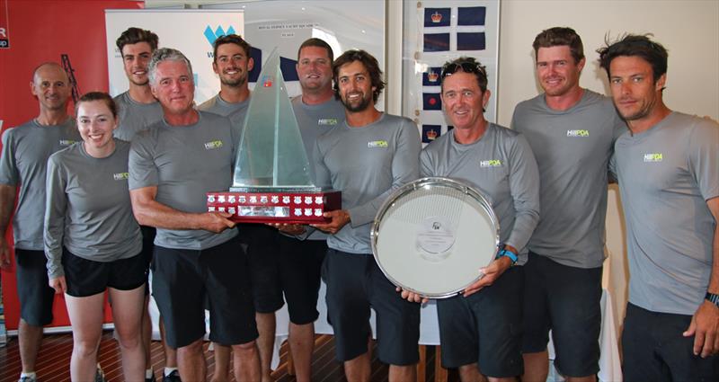 Winning HillPDA Racing team at the 2017/18 Farr 40 National Championship photo copyright Jen Hughes taken at Royal Sydney Yacht Squadron and featuring the Farr 40 class