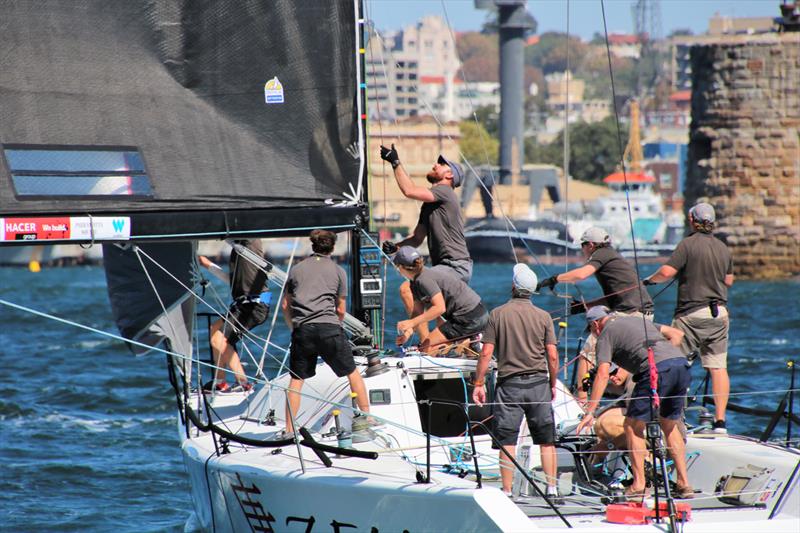 Zen and Fort Deninson - 2017/18 Farr 40 National Championship - Day 2 photo copyright Jen Hughes taken at Royal Sydney Yacht Squadron and featuring the Farr 40 class