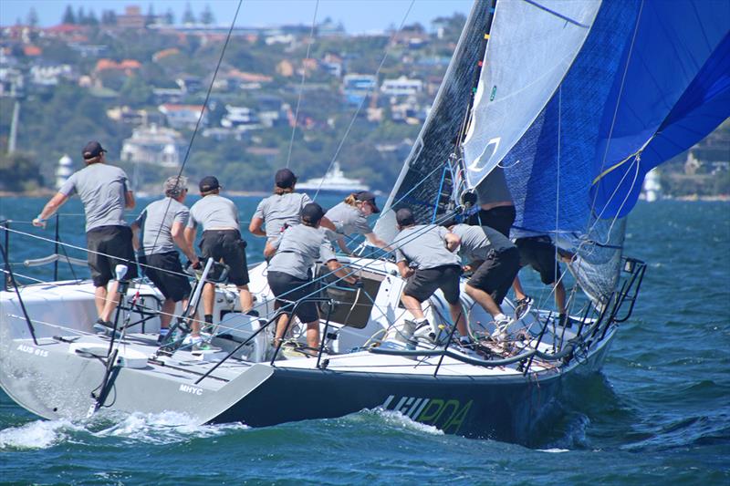 HillPDay Racing - 2017/18 Farr 40 National Championship - Day 2 photo copyright Jen Hughes taken at Royal Sydney Yacht Squadron and featuring the Farr 40 class