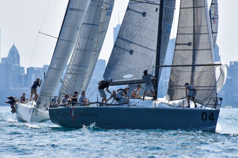 Owner-driver Helmut Jahn led Flash Gordon to victory the last time the Farr 40 World Championship was held off Chicago in 2012. - photo © Farr 40 Class Association