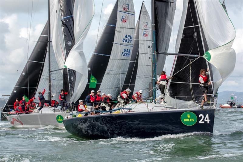 Kokomo and Voodoo Chile at the Rolex F40 Worlds photo copyright Rolex / Daniel Forster taken at Royal Sydney Yacht Squadron and featuring the Farr 40 class